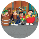 Painel Decorativo Turma do Chaves 50 cm