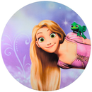 Painel Decorativo Rapunzel Enrolados 50 cm