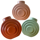 Vaso Orbe de Plástico Clássico 15x14cm