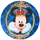 Painel Decorativo Mickey Realeza 50 cm