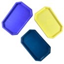 Bandeja de Plástico Bordas Retas 19x13cm