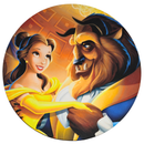 Painel Decorativo Bela e a Fera 50 cm