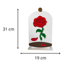 Display Decorativo Bela e a Fera e Outros Personagens em MDF