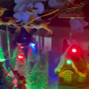 Decoração de Natal Treno do Papai Noel