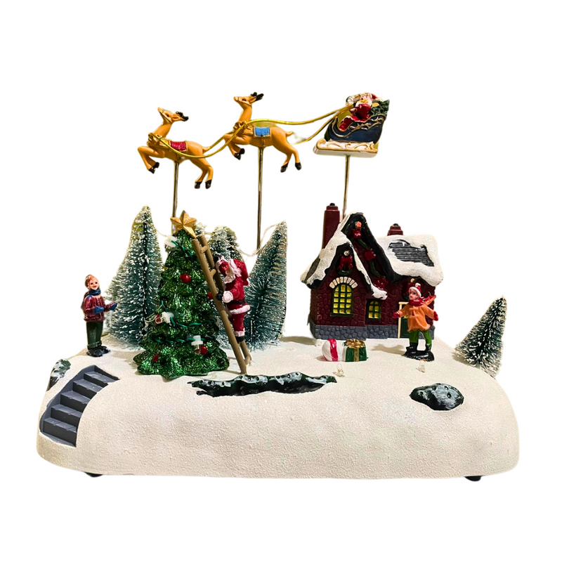 Decoração de Natal Treno do Papai Noel