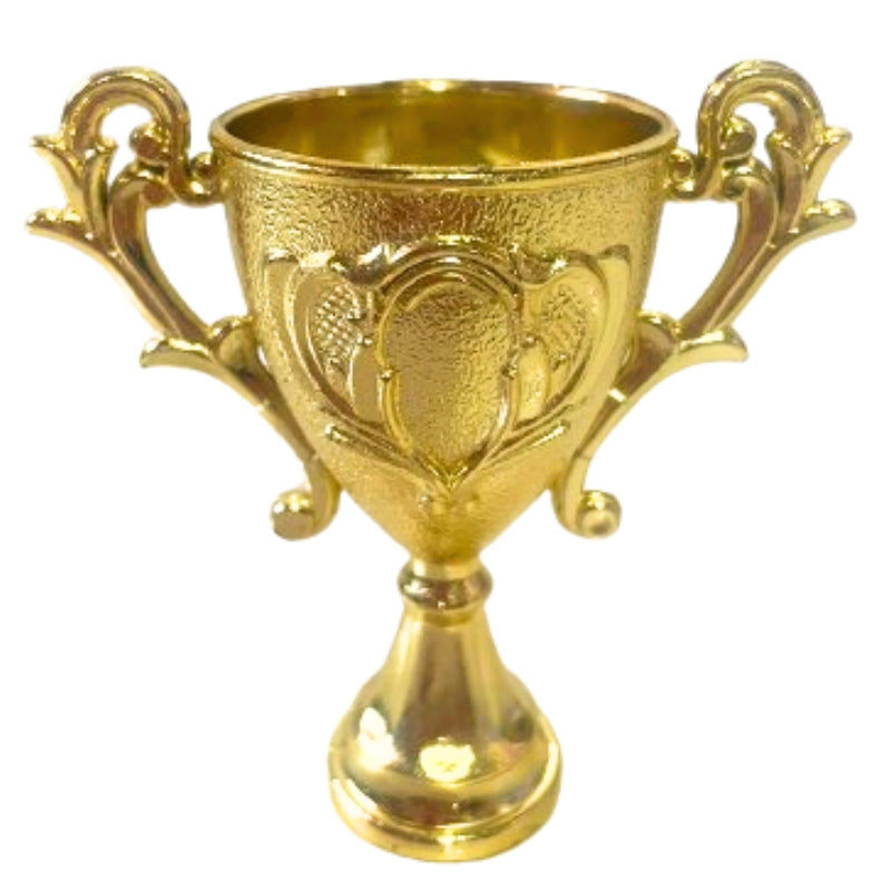 Kit 10 Troféus De Plástico Lembrancinha e Decoração De Festa Tema Futebol 9cm Cada