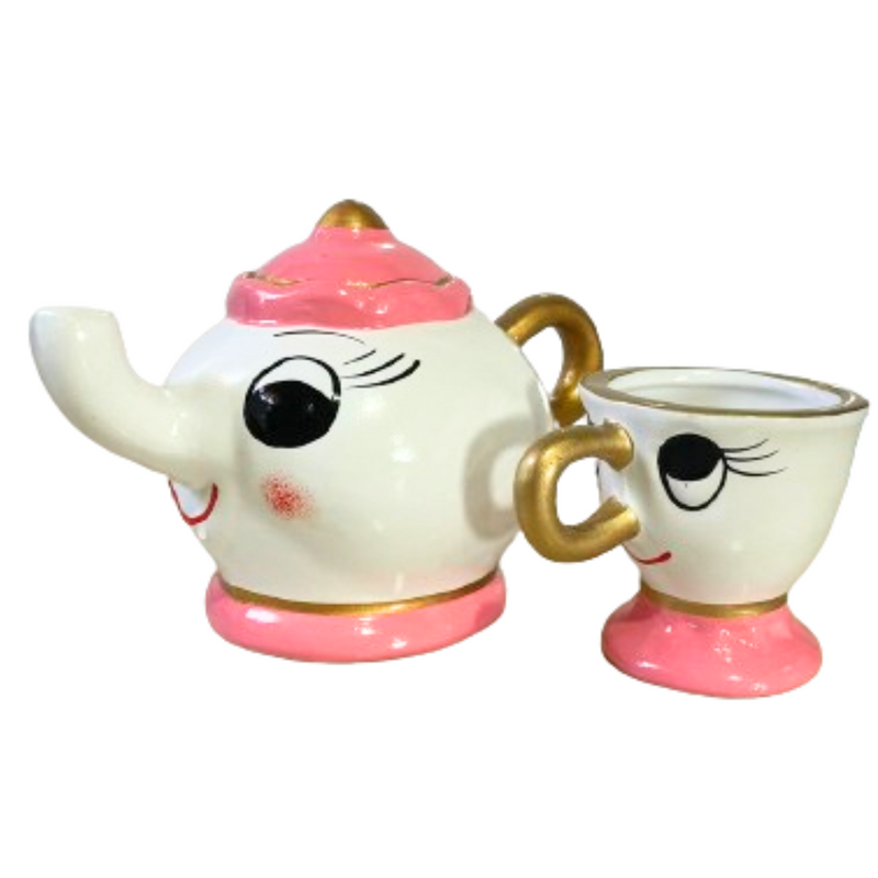 Chaleira E Xícara Bela E A Fera