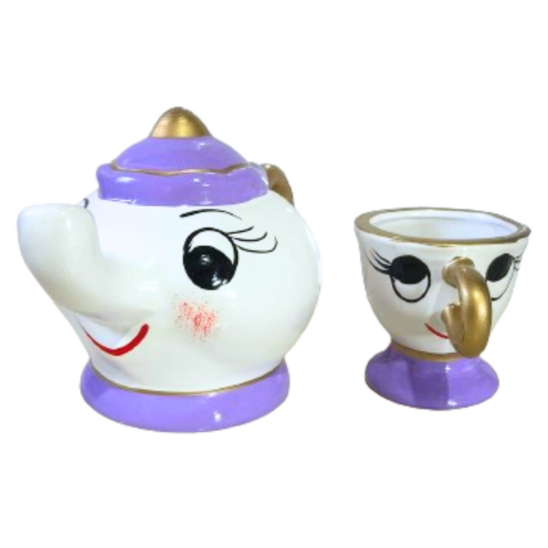 Chaleira E Xícara Bela E A Fera