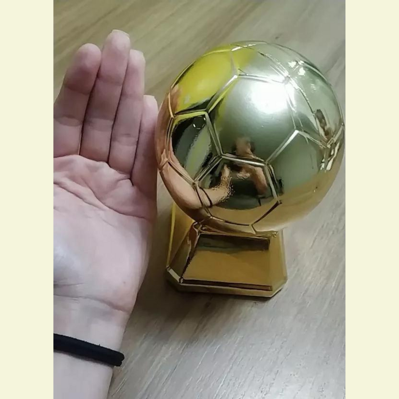 Bola Futebol Para decoração De Festa Bola De Ouro Plástico