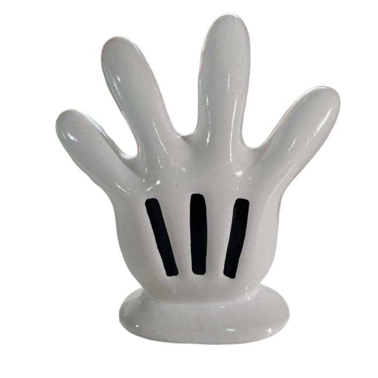 Mão do Mickey de Cerâmica