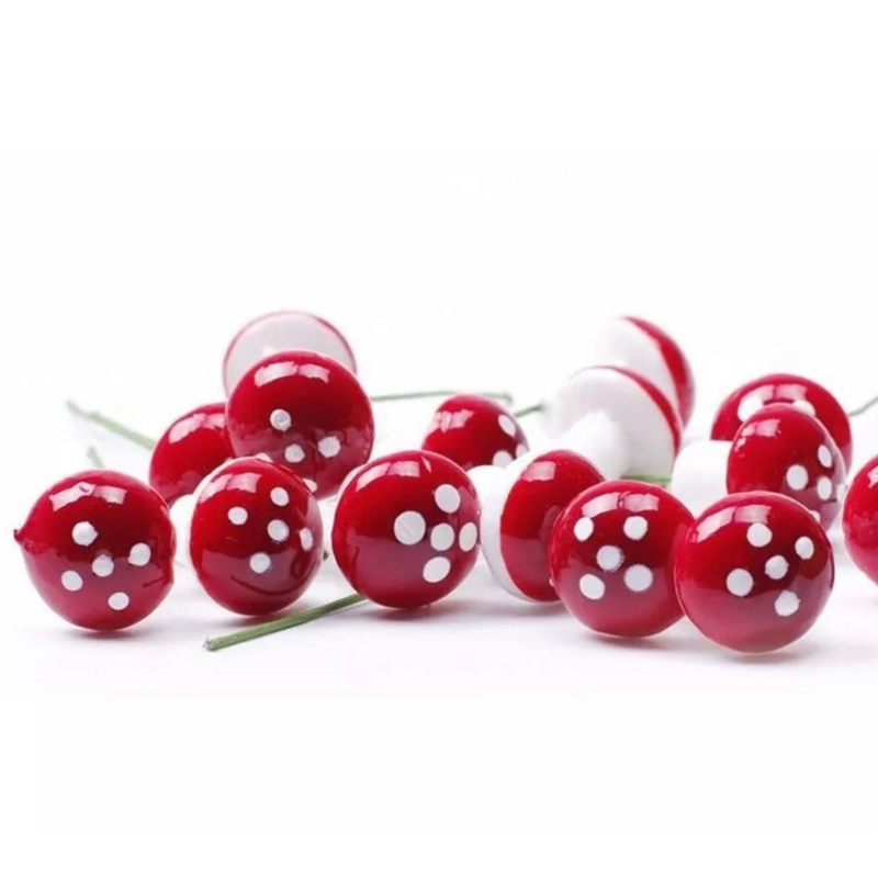 Kit 10 Mini Cogumelos