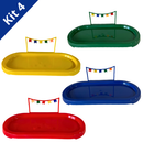 Kit Bandeja Plástica São João – Decoração Festa Junina