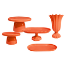 Kit de Decoração para Mesa de Festa – Bandejas e Vaso