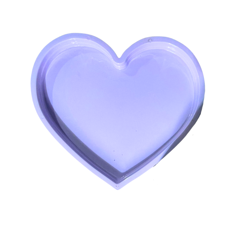 Bandeja Coração de Plástico 20x22cm