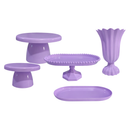 Kit de Decoração para Mesa de Festa – Bandejas e Vaso