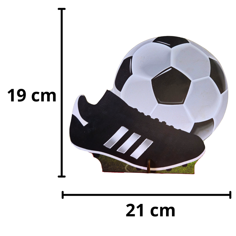 Display Chuteira com Bola - MDF