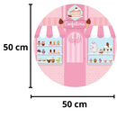 Painel Confeitaria 50cm Tecido