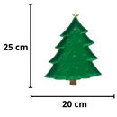🎄 Árvore de Natal de Plástico - 25x20 cm 🎄