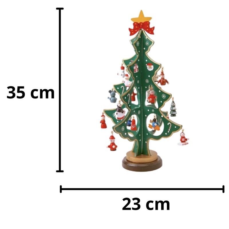 Árvore de natal de madeira