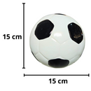 Bola Cerâmica Branca e Dourada 15cm