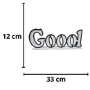 Display Gol - MDF 12x3cm