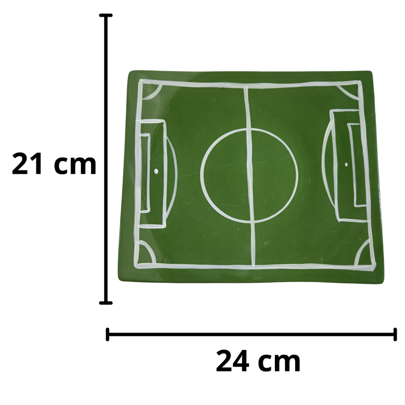 Bandeja Campo Cerâmica 21x24cm