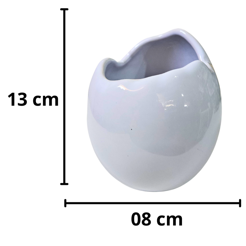 Ovo Cerâmica 13x8cm