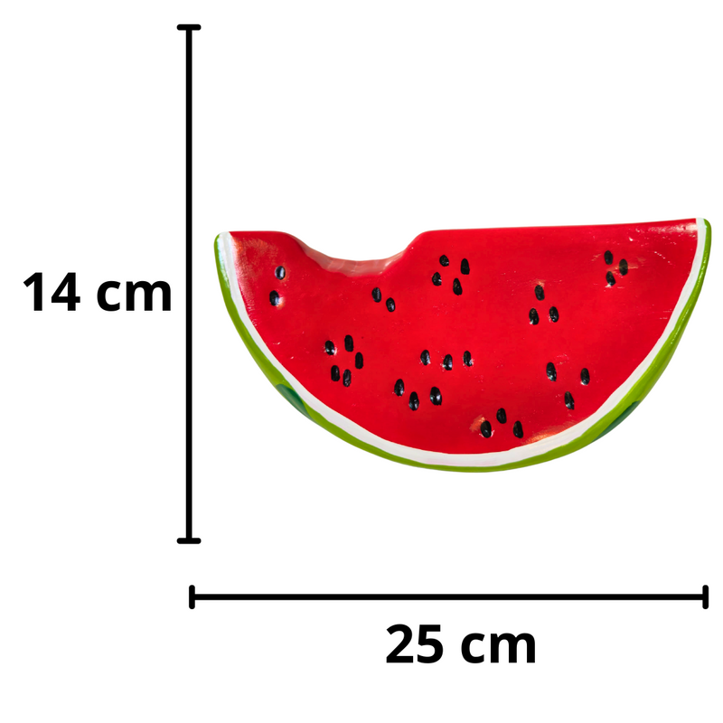 Melancia Cerâmica 14x25cm
