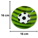 Bandeja Campo Vidro Redondo 16cm