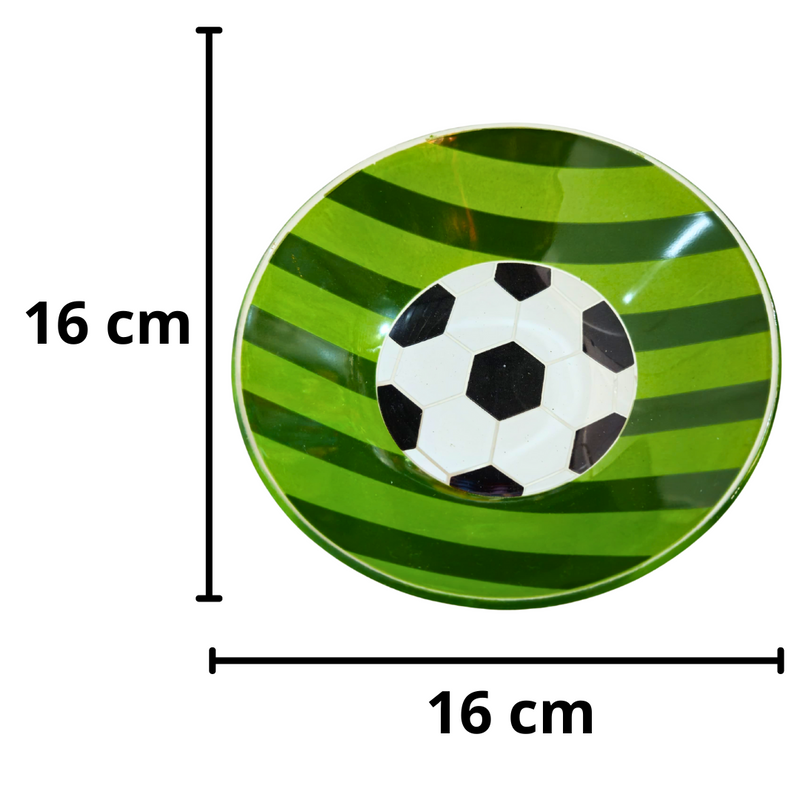 Bandeja Campo Vidro Redondo 16cm