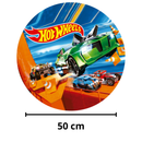 Painel Decorativo Hot Wheels 50 cm