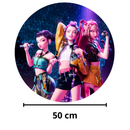 Painel Decorativo Guerreira do K-Pop 50 cm