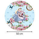 Painel Decorativo Alice no País das Maravilhas 50 cm