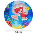 Painel Decorativo Ariel Pequena Sereia 50 cm