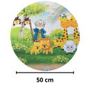 Painel Decorativo Noé 50 cm – Perfeito para Festas Temáticas e Cenários Criativos