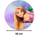 Painel Decorativo Rapunzel Enrolados 50 cm