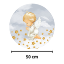 Painel Decorativo Anjo Batizado 50 cm