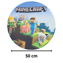 Painel Decorativo Minecraft 50 cm – Ideal para festas temáticas e cenários criativos
