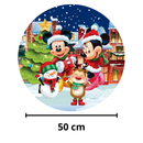 Painel Decorativo Mickey e Minnie Natal 50 cm