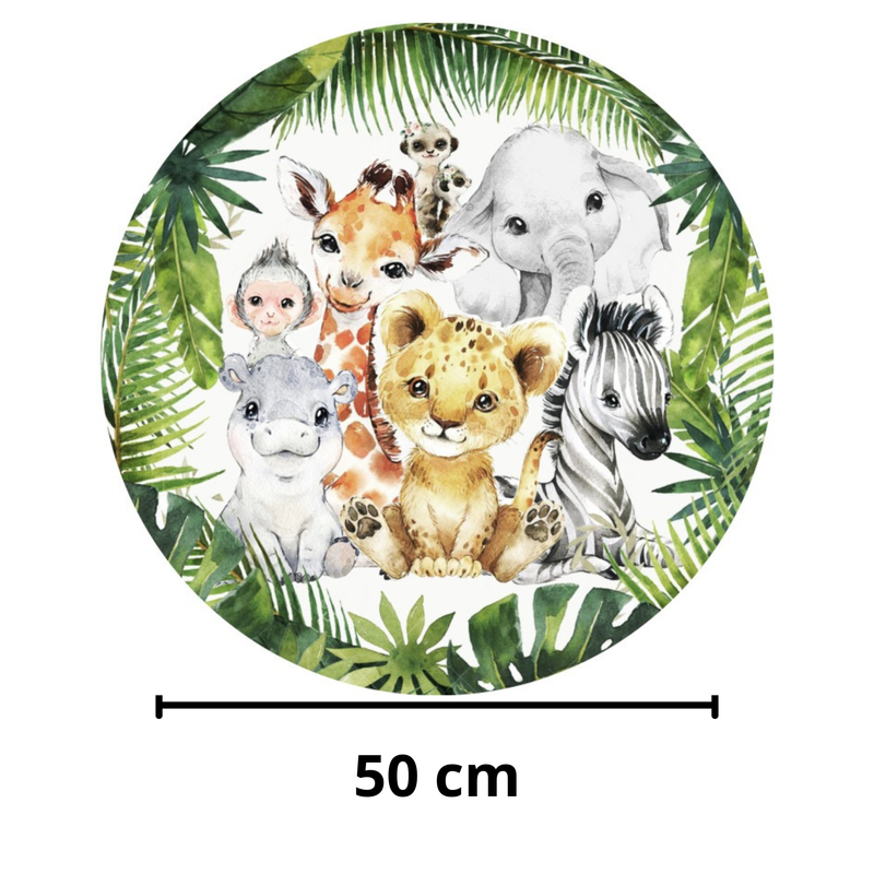 Painel Decorativo Animais Safari 50 cm