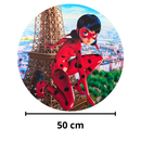 Painel Decorativo Ladybug e Catnoir 50 cm