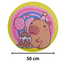 Painel Decorativo Capivara 50 cm – Decoração charmosa e divertida para suas festas