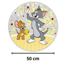 Painel Decorativo Tom e Jerry 50 cm – Decoração divertida para festas infantis
