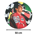 Painel Decorativo Ayrton Senna 50 cm