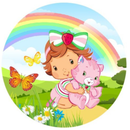 Painel Decorativo Moranguinho 50 cm – Decoração Encantadora para Festas Temáticas