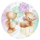 Painel Decorativo Chá Revelação Ursinhos 50 cm