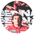 Painel Decorativo Ayrton Senna 50 cm
