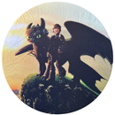 Painel Decorativo Como Treinar Seu Dragão 50 cm