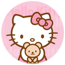 Painel Decorativo Hello Kitty 50 cm – Encante sua Festa com Delicadeza e Charme