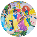 Painel Decorativo Princesas Disney 50 cm